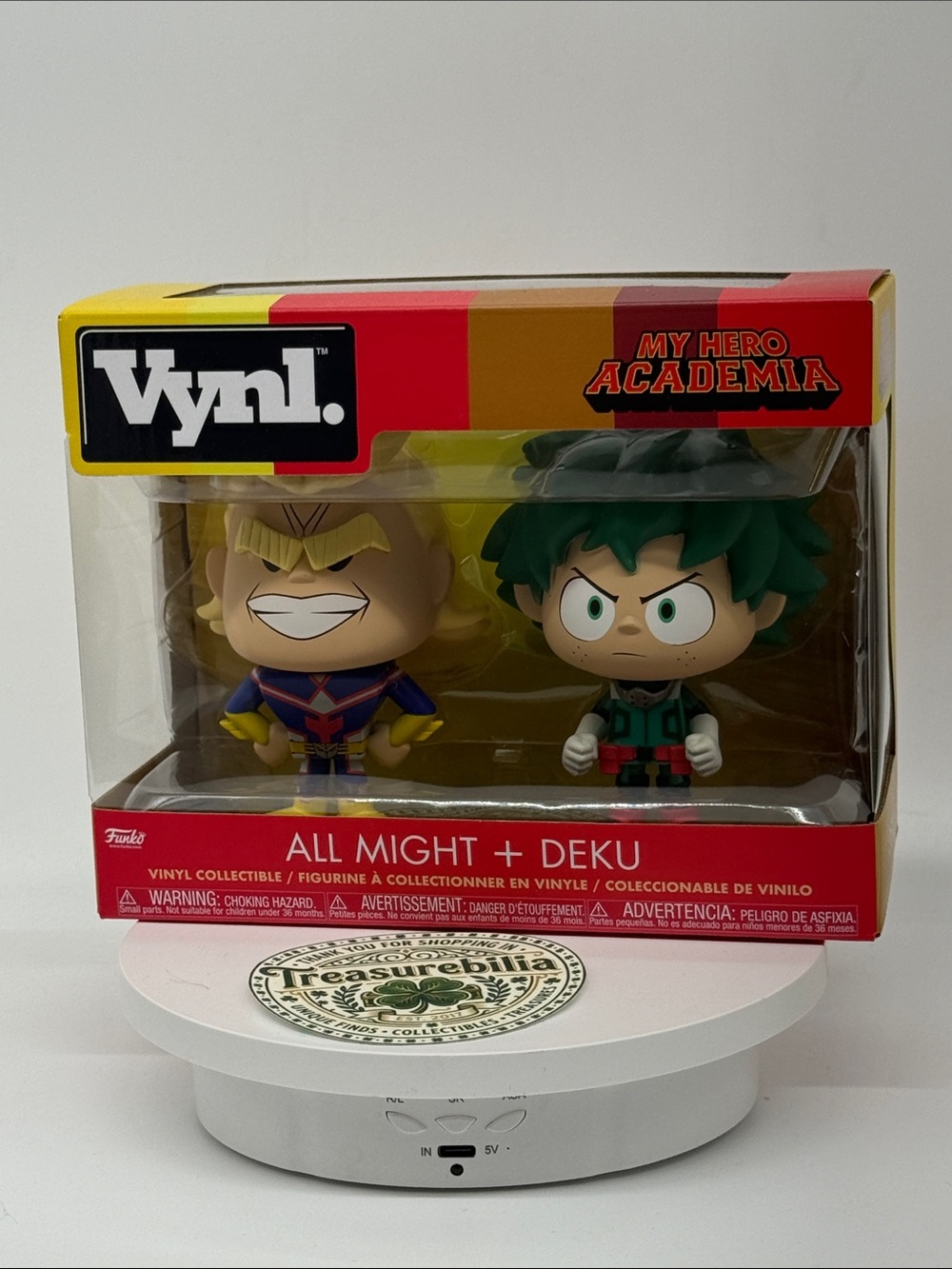 Funko Vynl. My Hero Academia All Might + Deku Duo - Green & Yellow Funko